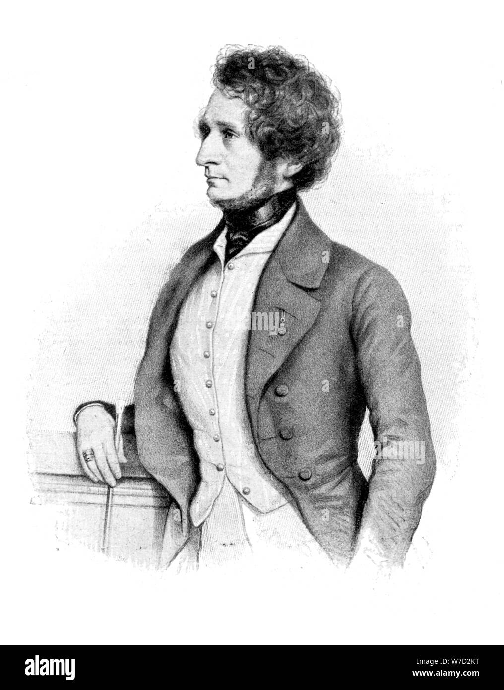 Hector Berlioz (1803-1869), französischer Komponist, 1900. Artist: Brinzhofer Stockfoto