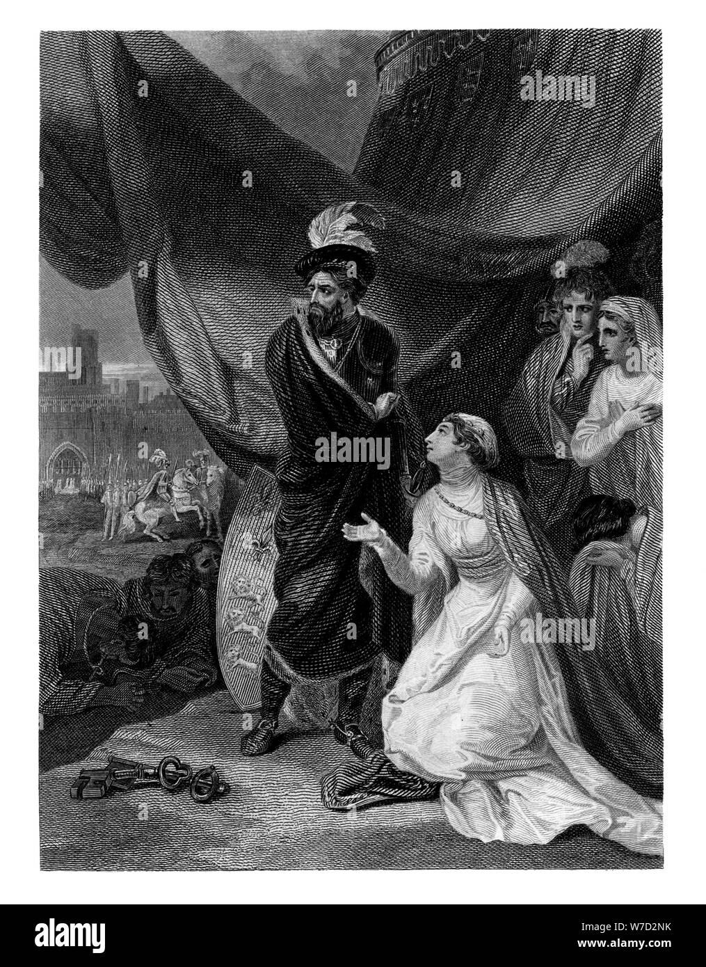 Die Kapitulation von Calais, (1860). Artist: JC Armytage Stockfoto