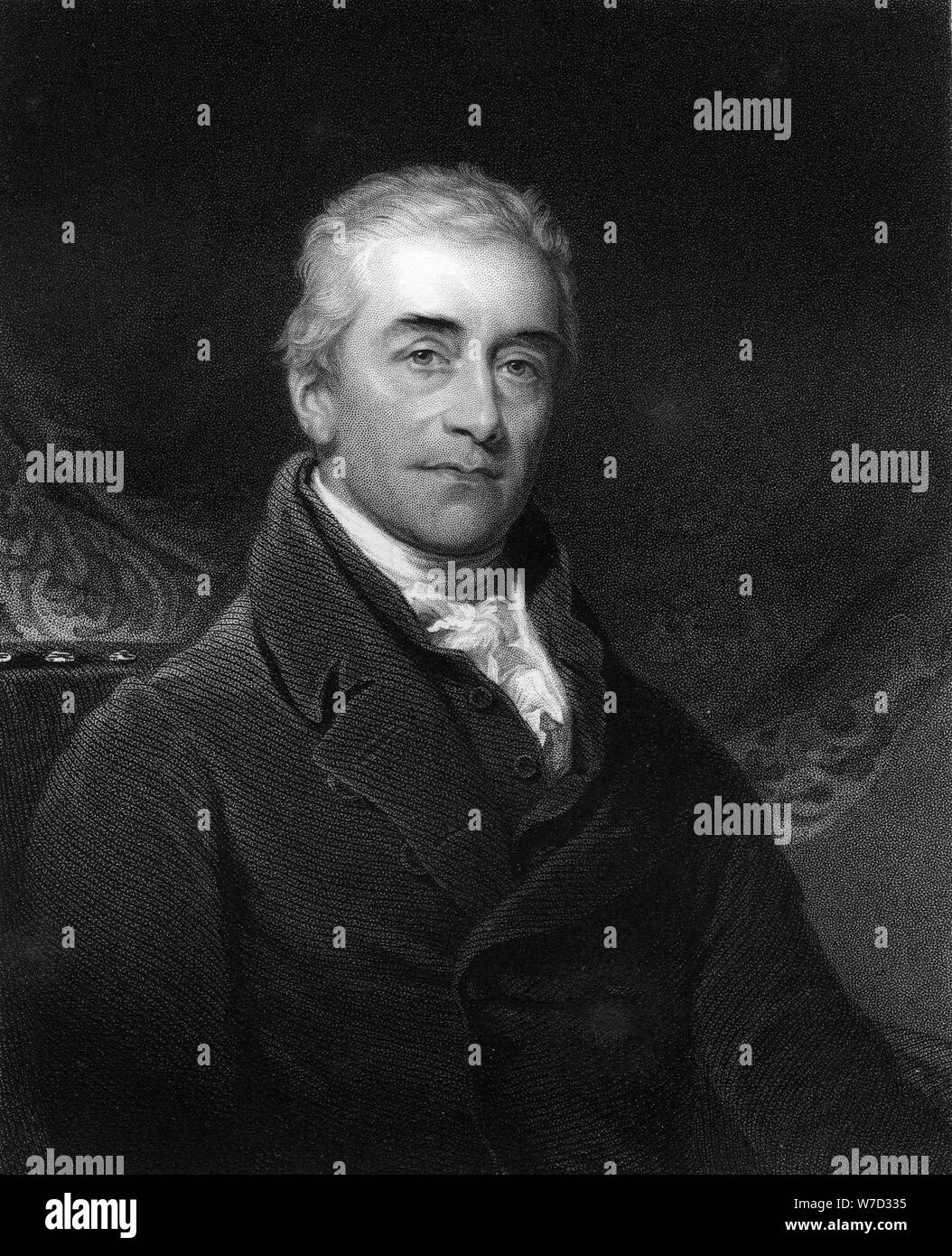 Sir Samuel Romilly, Englisch rechtliche Reformer, (1836). Schöpfer: R Woodman. Stockfoto