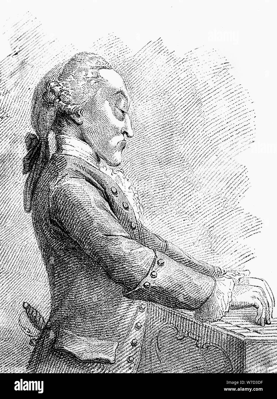 'Dr Arne', 1782 Künstler: Francesco Bartolozzi Stockfoto
