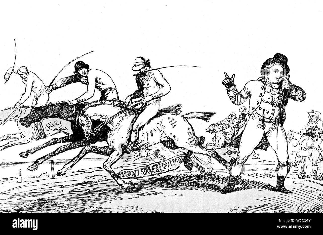 'Wie zu entkommen gewinnen", 1791. Artist: Thomas Rowlandson Stockfoto