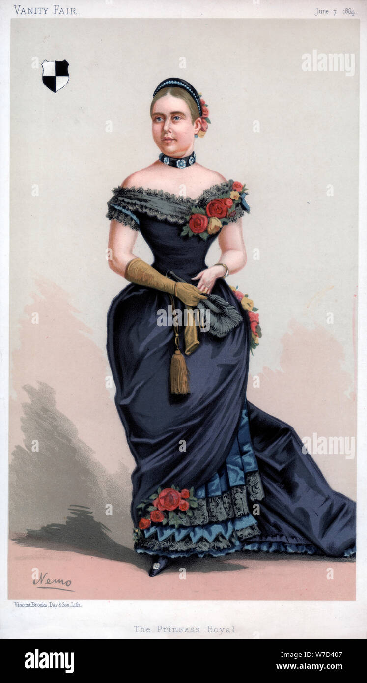 "Die Princess Royal", 1884. Artist: Vincent Brooks Stockfoto