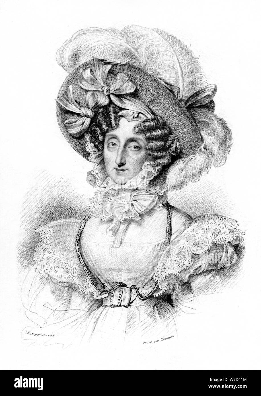 Maria Amalia der beiden Sizilien, 19. Artist: Thomson Stockfoto