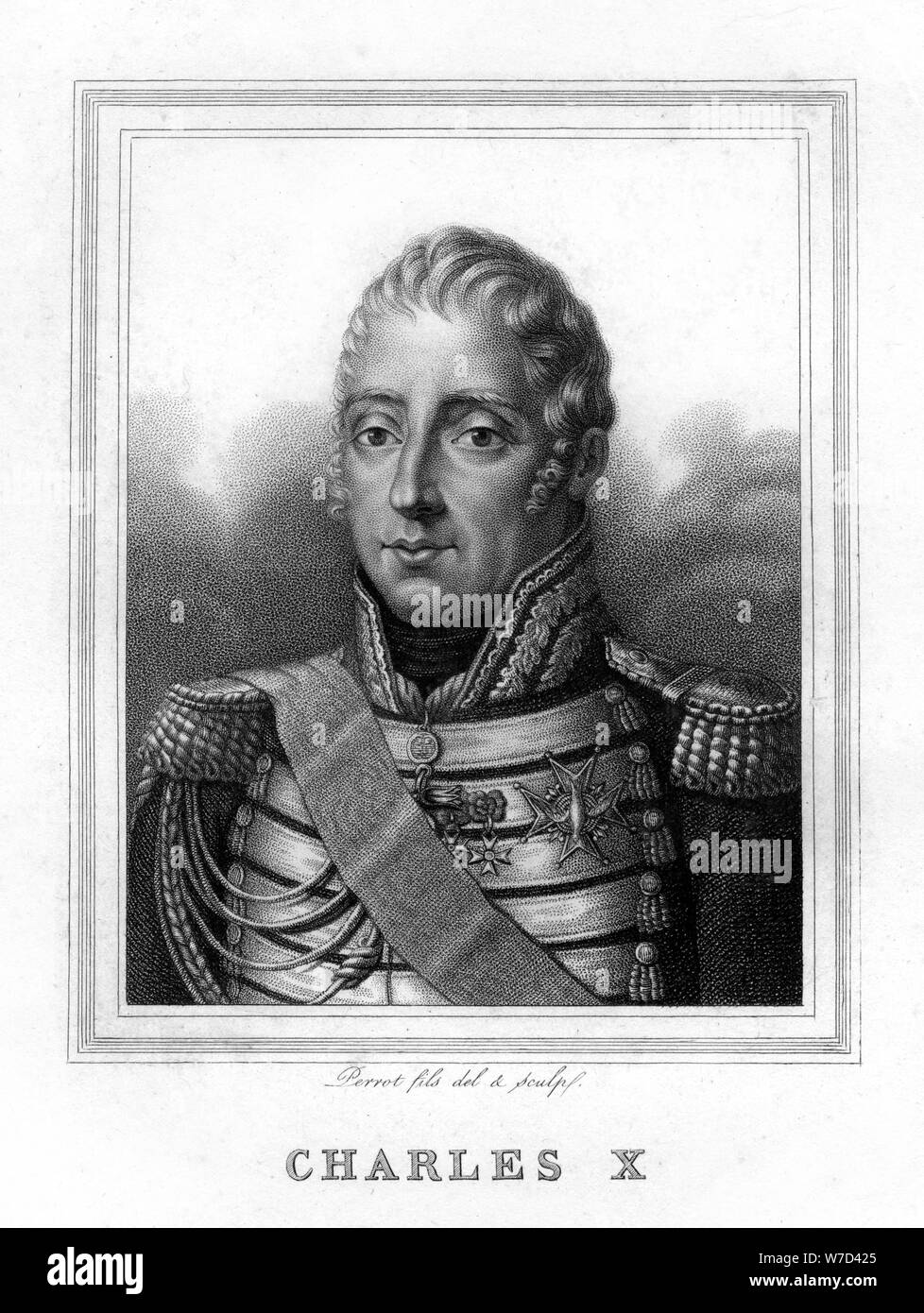 Karl X., König von Frankreich, 19. Artist: Perrot Stockfoto