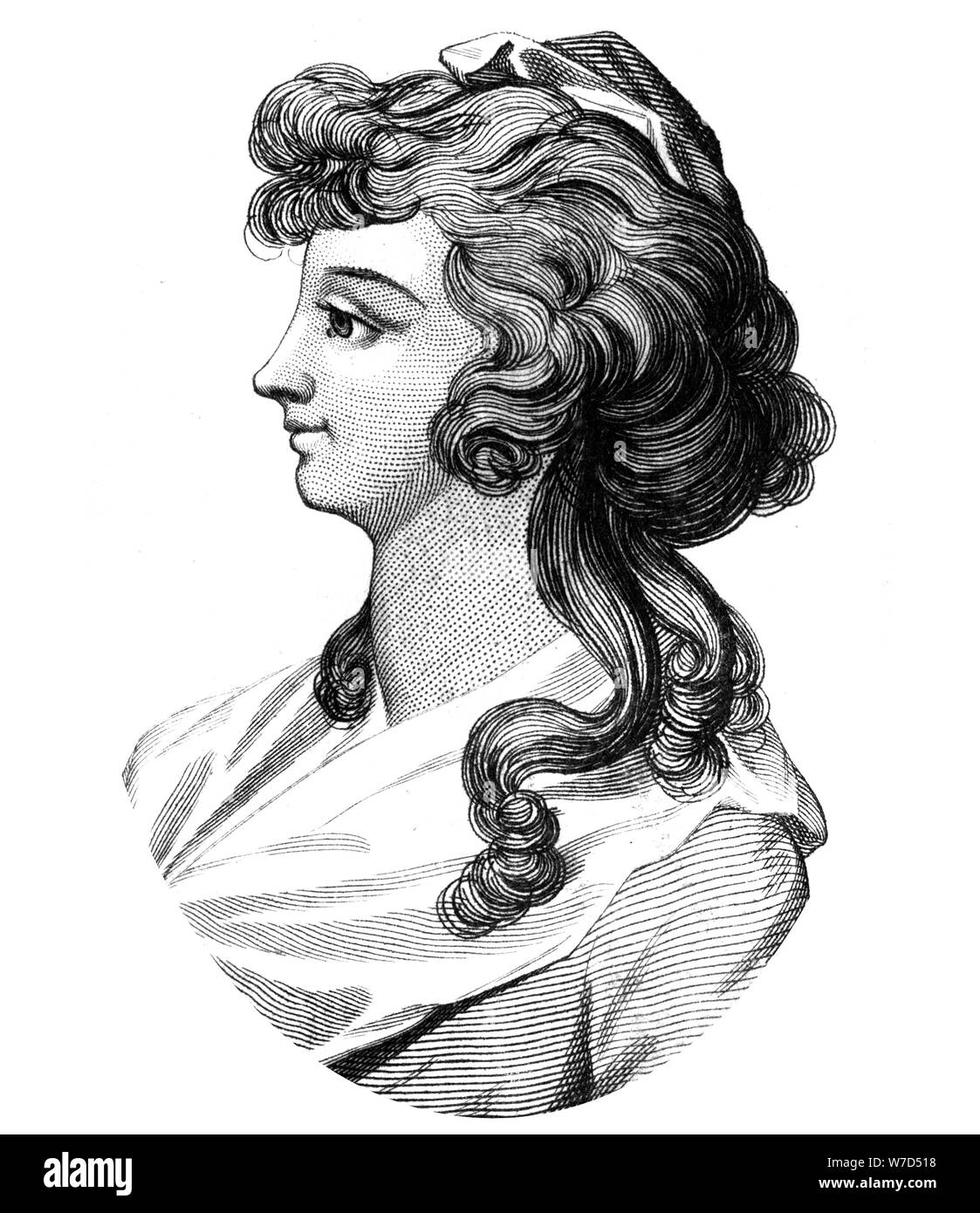 Lady Boston. Artist: Unbekannt Stockfoto