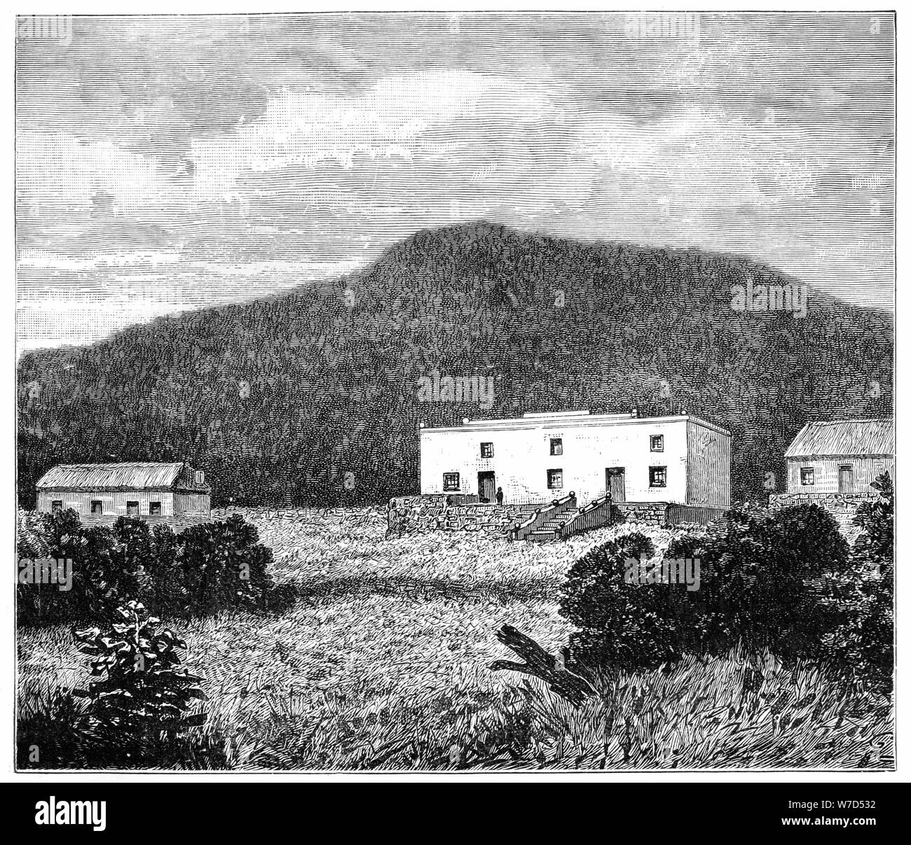 "Das Land Haus von Paul Kruger', Südafrika. Artist: Unbekannt Stockfoto