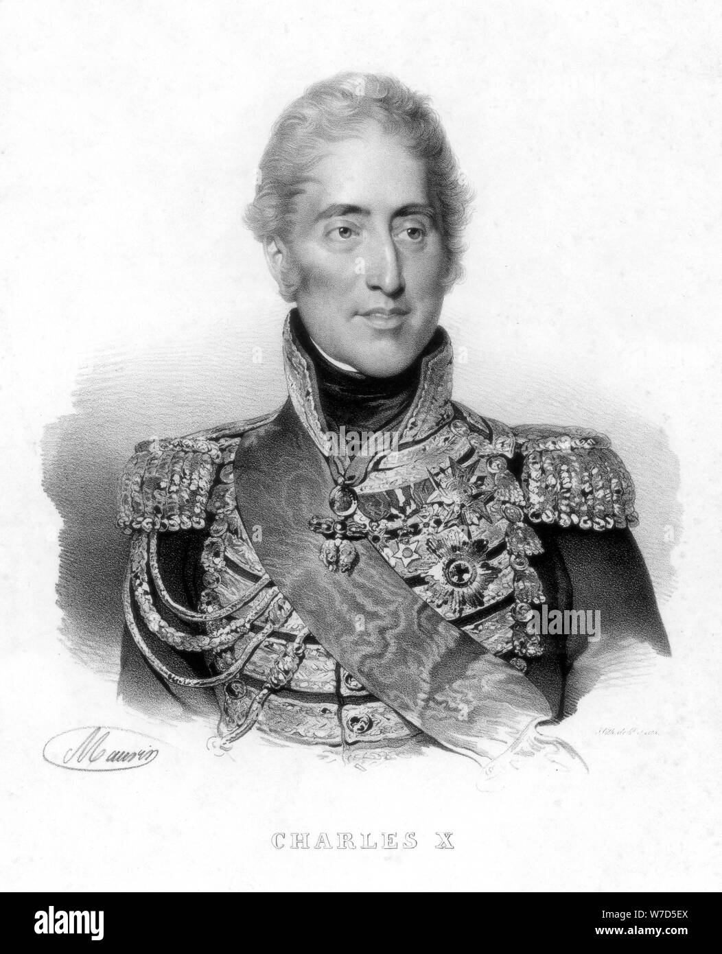 Karl X., König von Frankreich, 19. Artist: Unbekannt Stockfoto