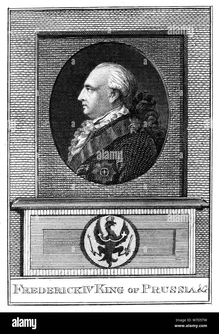 König Friedrich Wilhelm IV. von Preußen (1795-1861), 19. Artist: Unbekannt Stockfoto
