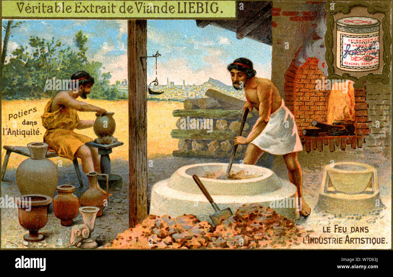 Töpfer in der Antike, c 1900. Artist: Unbekannt Stockfoto