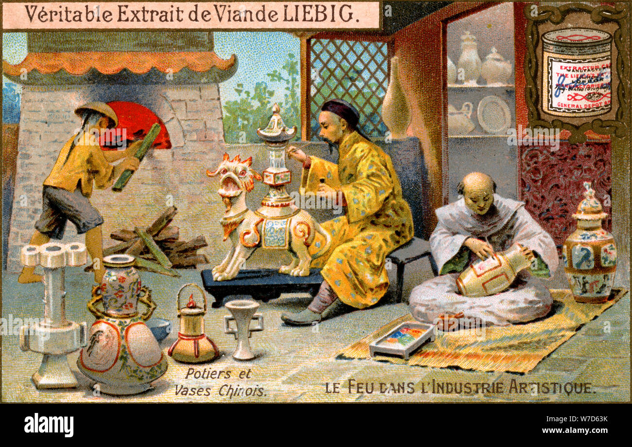 Chinesische Keramik, c1900. Artist: Unbekannt Stockfoto