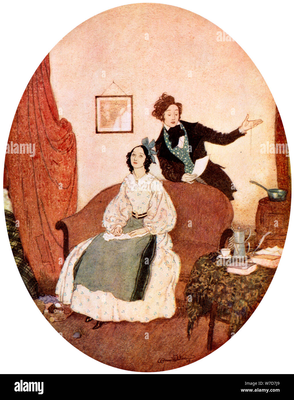 'Tis Lisette, den ich anbete, und mit Grund Mehr und Mehr', c 1900-1950. Artist: Unbekannt Stockfoto