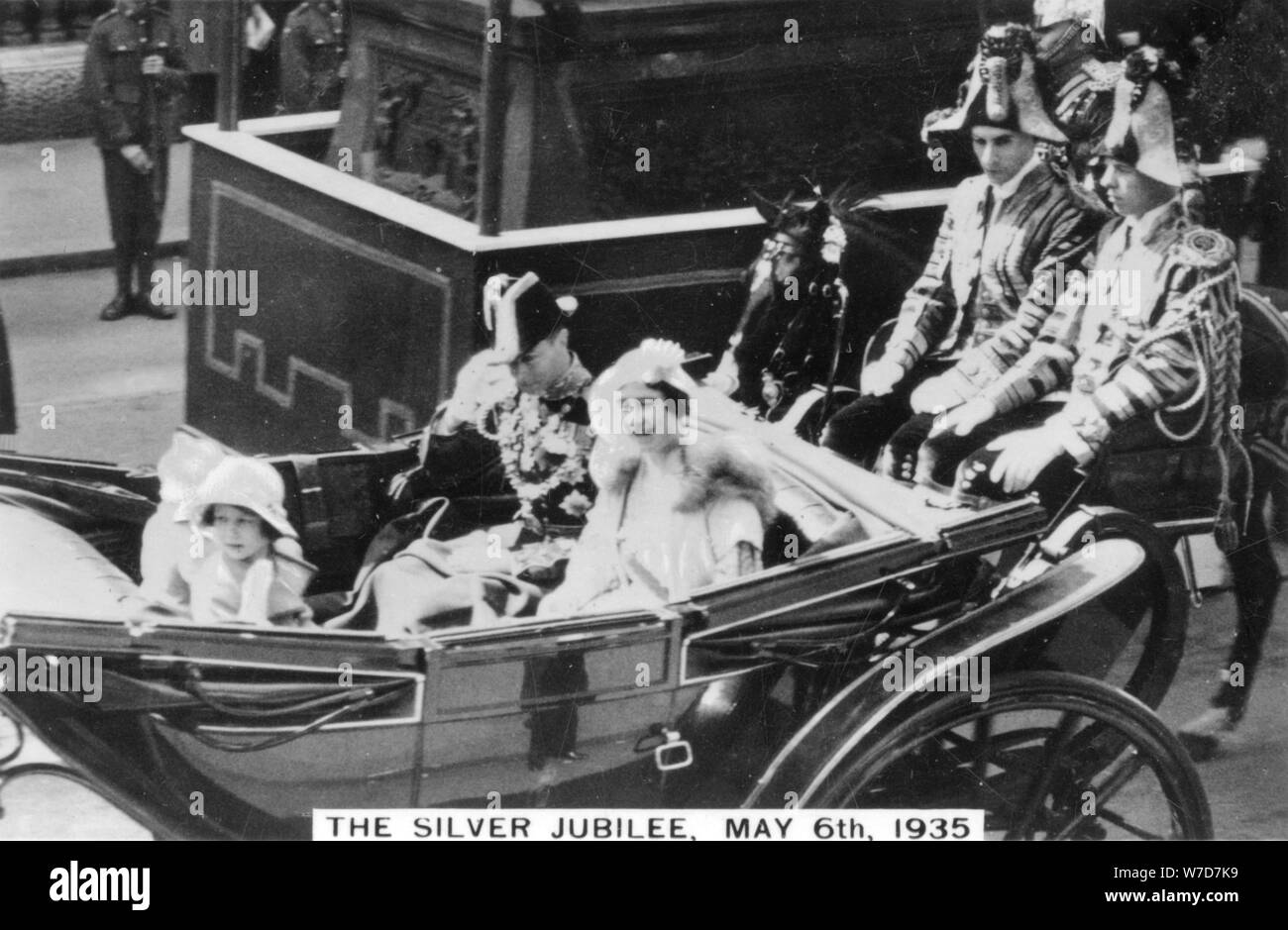 King George V Silver Jubilee, London, 6. Mai 1935. Artist: Unbekannt Stockfoto