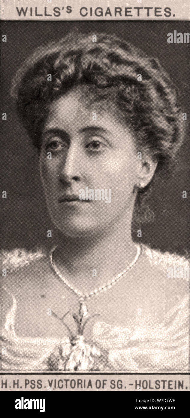 H. H, PSS. Victoria von SG-Holstein, 1908. Artist: WD & HO Will Stockfoto