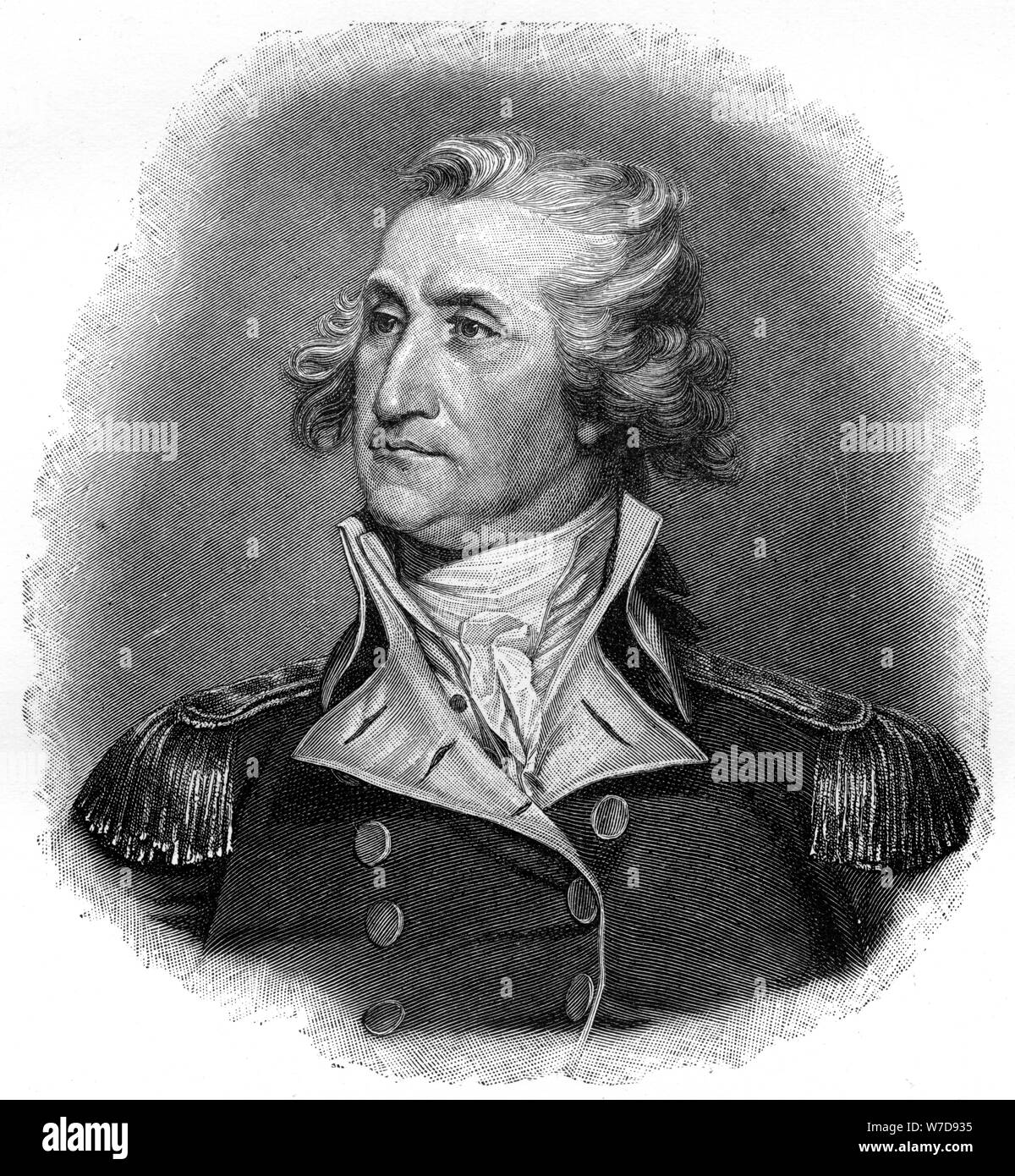 George Washington, Amerikanische Revolutionsführer und ersten Präsidenten der USA, 1783 (1901). Artist: Unbekannt Stockfoto