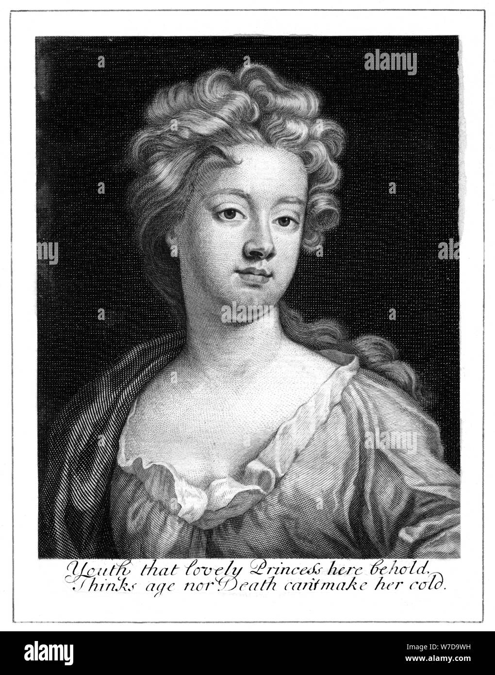 Queen Anne (1665-1714). Artist: Unbekannt Stockfoto