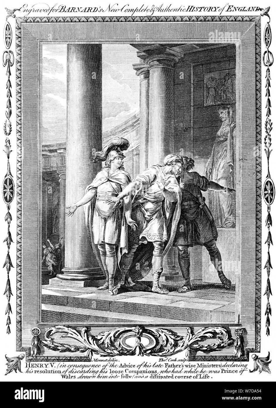 König Heinrich V. (1387-1422), aus dem frühen 19. Jahrhundert. Artist: Thomas Cook Stockfoto