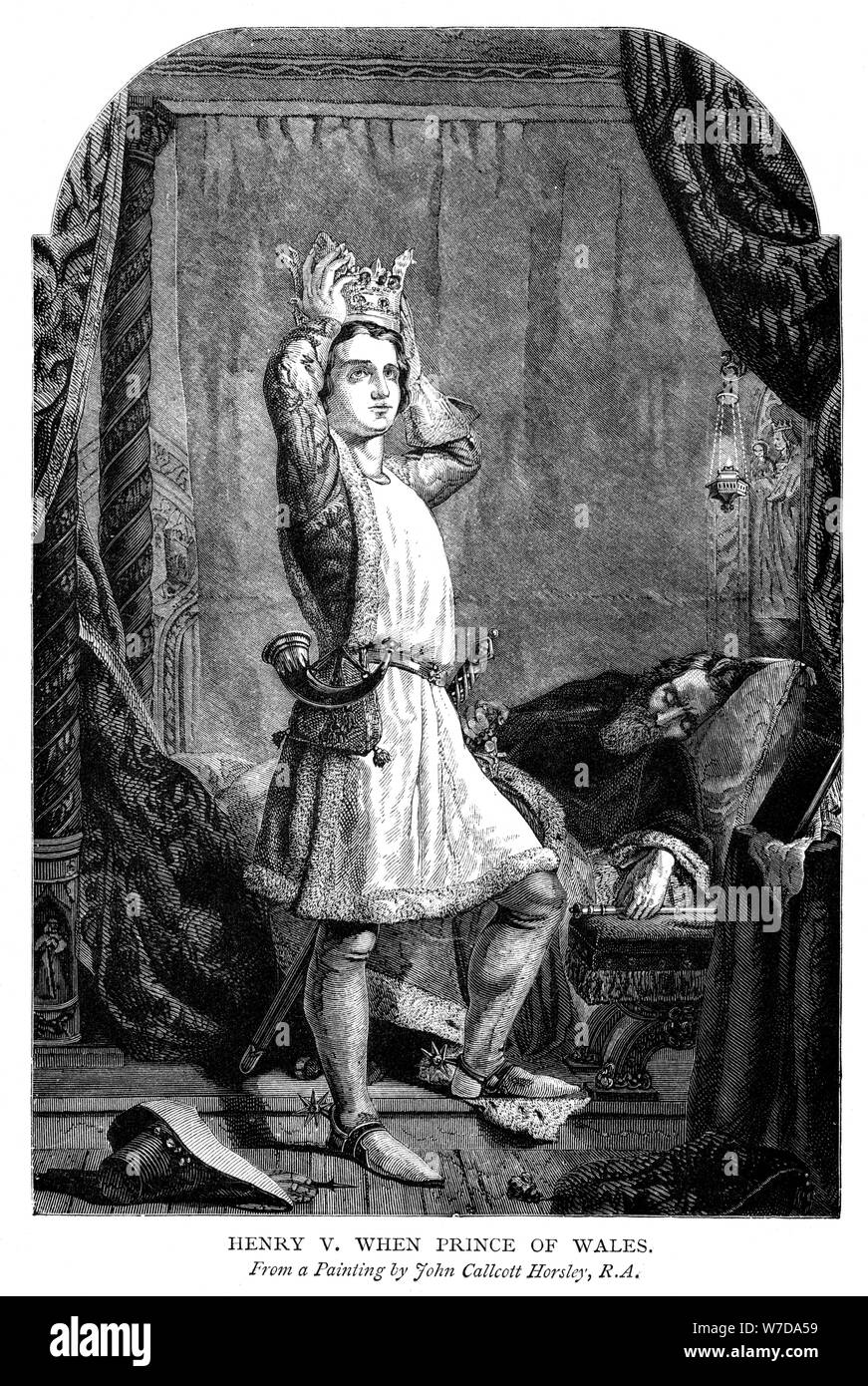 König Heinrich V. (1387-1422), als er war der Prinz von Wales. Artist: Unbekannt Stockfoto