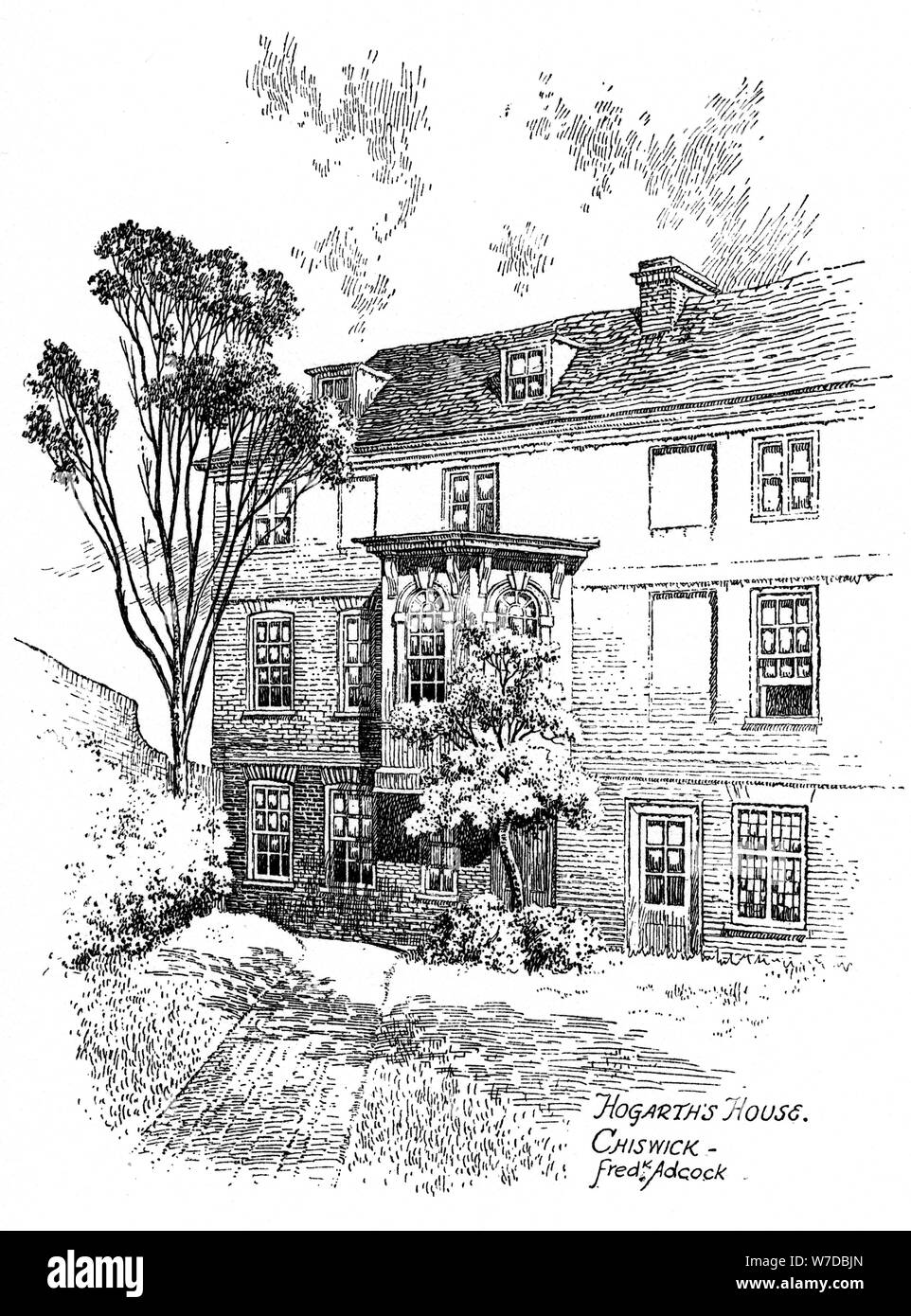 Hogarth's House, Chiswick, 1912. Künstler: Frederick Adcock Stockfoto