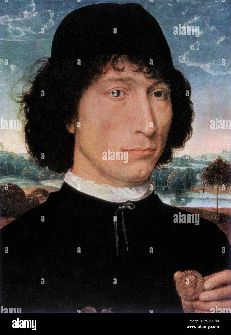 "Portrait von Nicolo Spinelli', 1473-1474 (1927). Artist: Hans Memling Stockfoto