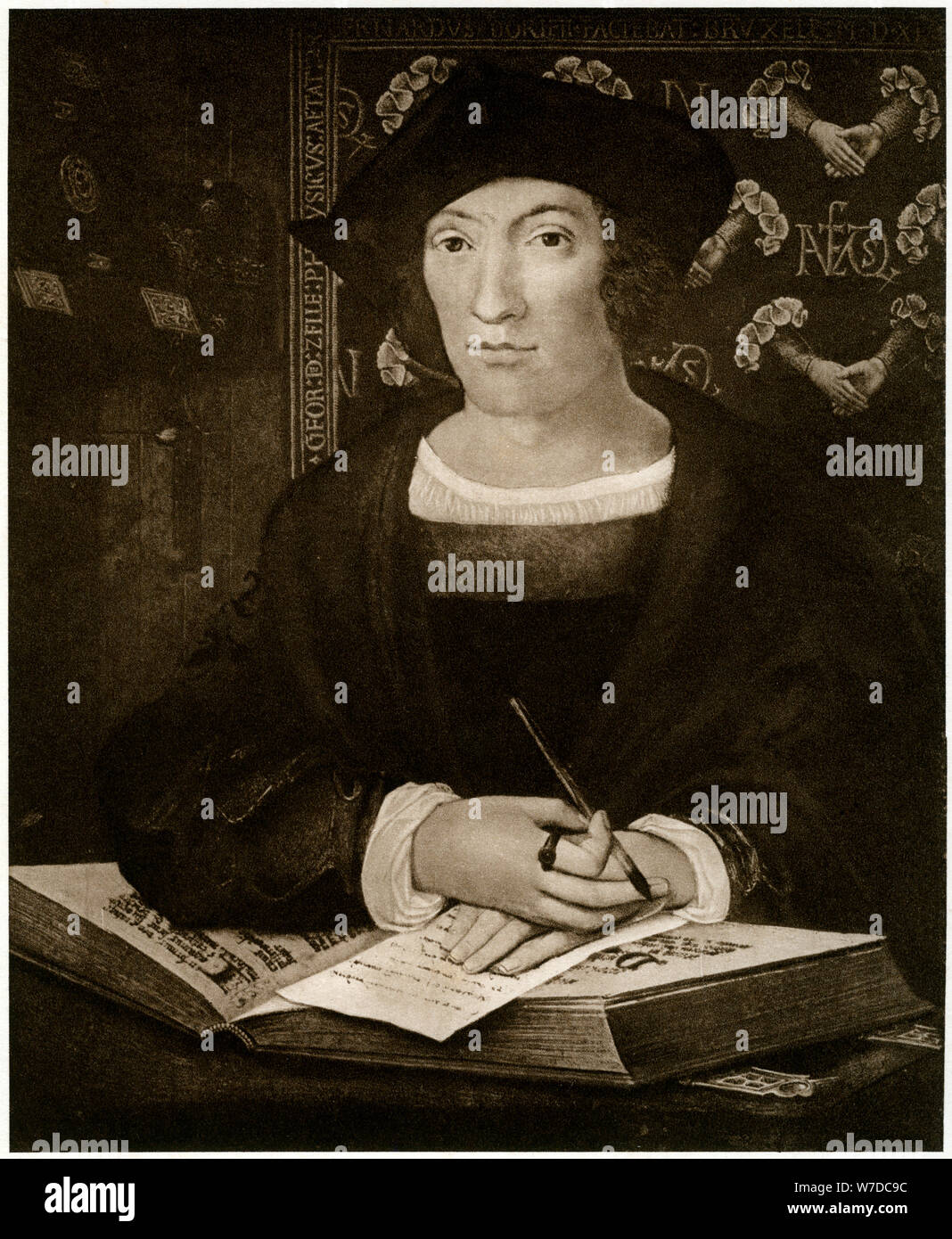 "Joris van Zelle', c 1519 (1927) Künstler: Bernaert Van Orley Stockfoto