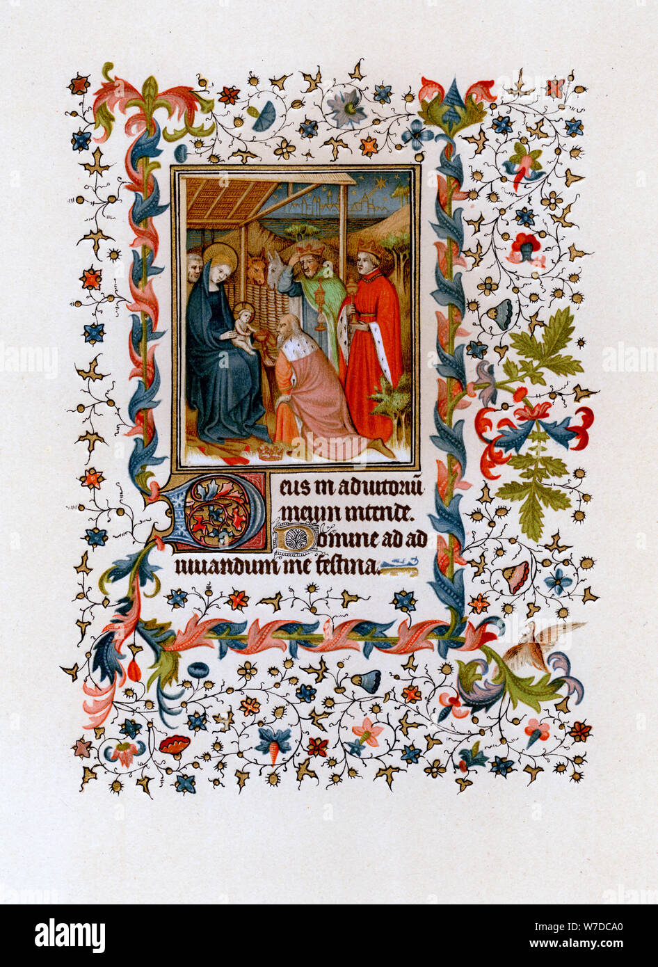 Anbetung der Heiligen Drei Könige, c 1420. Artist: Unbekannt Stockfoto