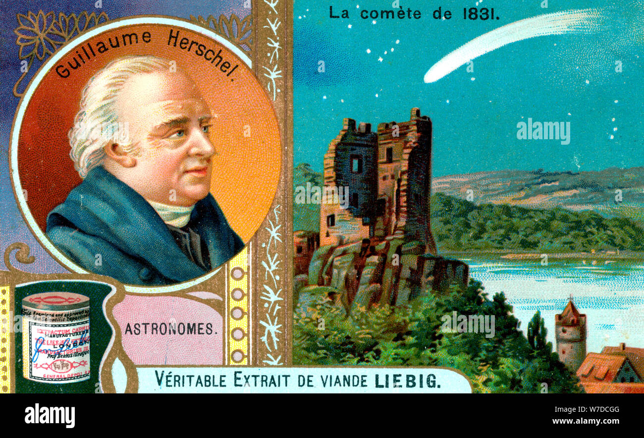 Sir William Herschel, in Deutschland geborene britische Astronom, (c 1900). Artist: Unbekannt Stockfoto