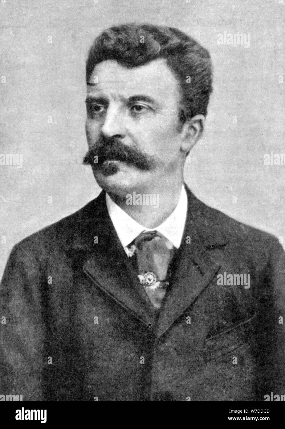 Guy de Maupassant (1850-1893), französischer Schriftsteller, Anfang des 20. Jahrhunderts. Artist: Unbekannt Stockfoto