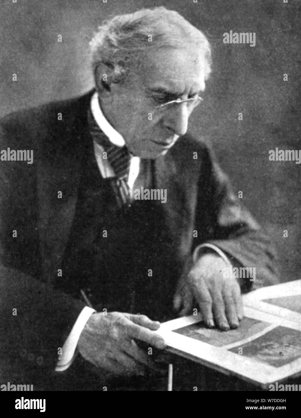 Israel Zangwill (1864-1926), Englisch-geboren-zionistischen und Schriftsteller des frühen 20. Jahrhunderts. Artist: Unbekannt Stockfoto