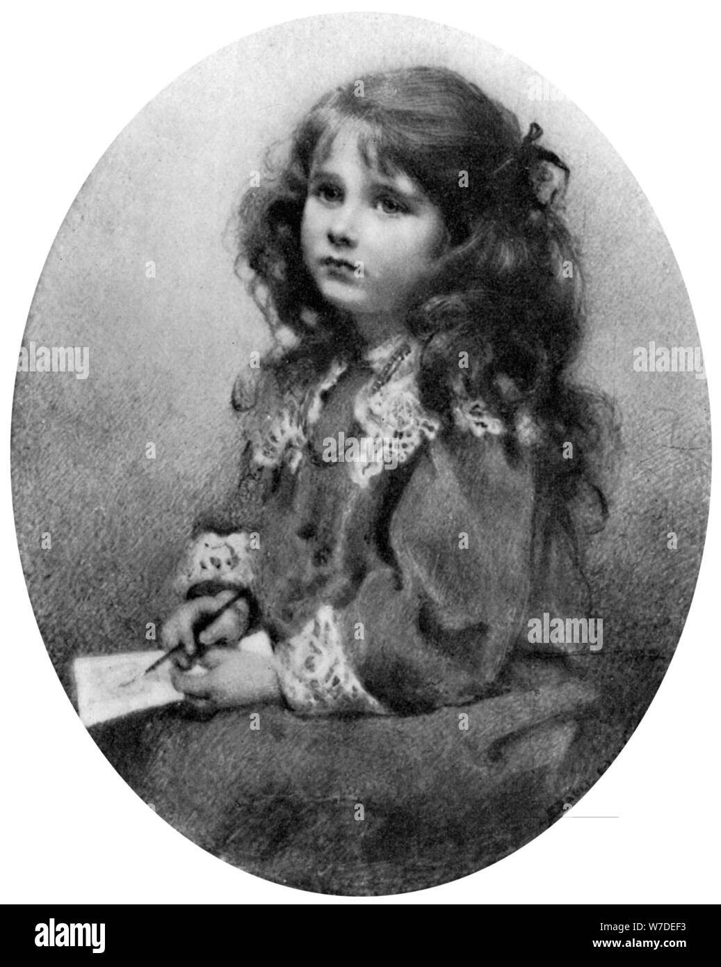 Die Königin Mutter als Kind, c 1905 (1910). Artist: Mabel Emily Hankey Stockfoto