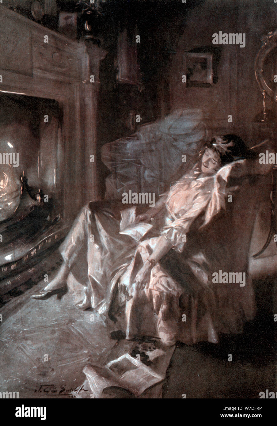 "Ein Kuss von den Gräben", (c 1920). Artist: John E Sutcliffe Stockfoto