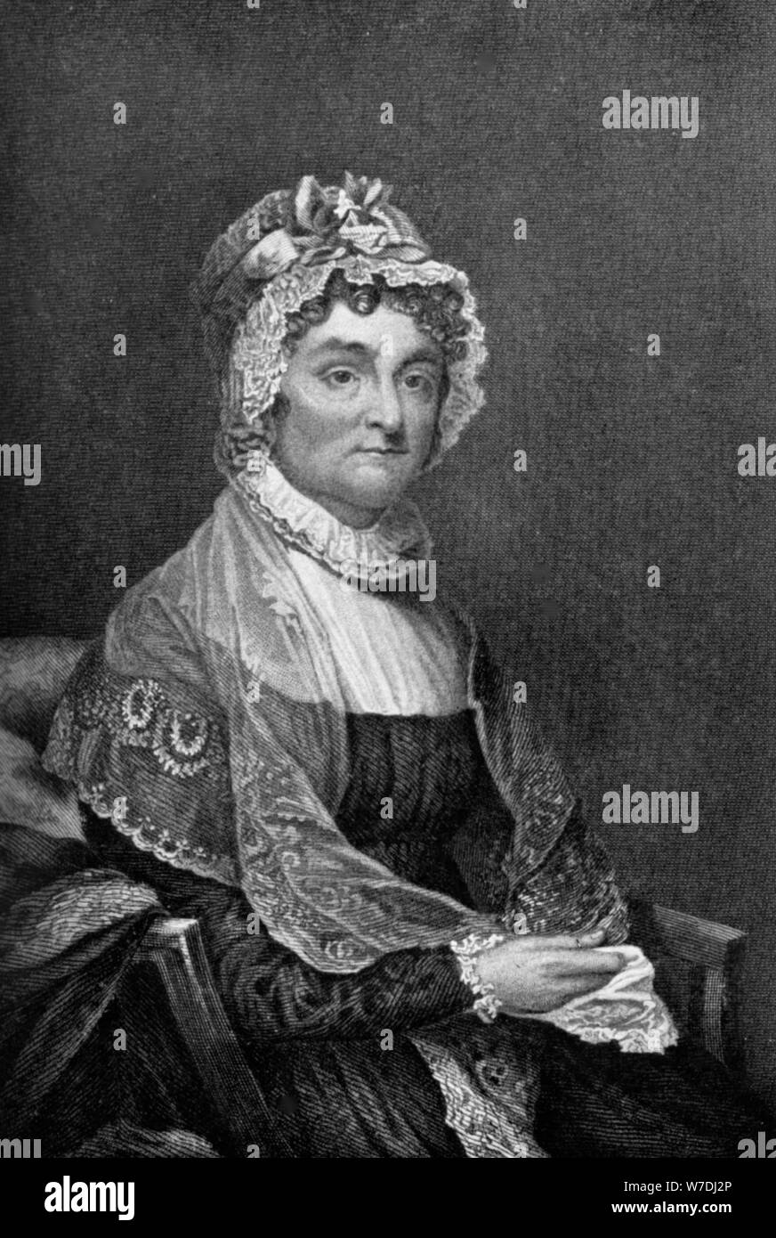 Abigail Adams (1744-1818), Ehefrau von Präsident John Adams, 18. Jahrhundert (1908). Artist: Unbekannt Stockfoto