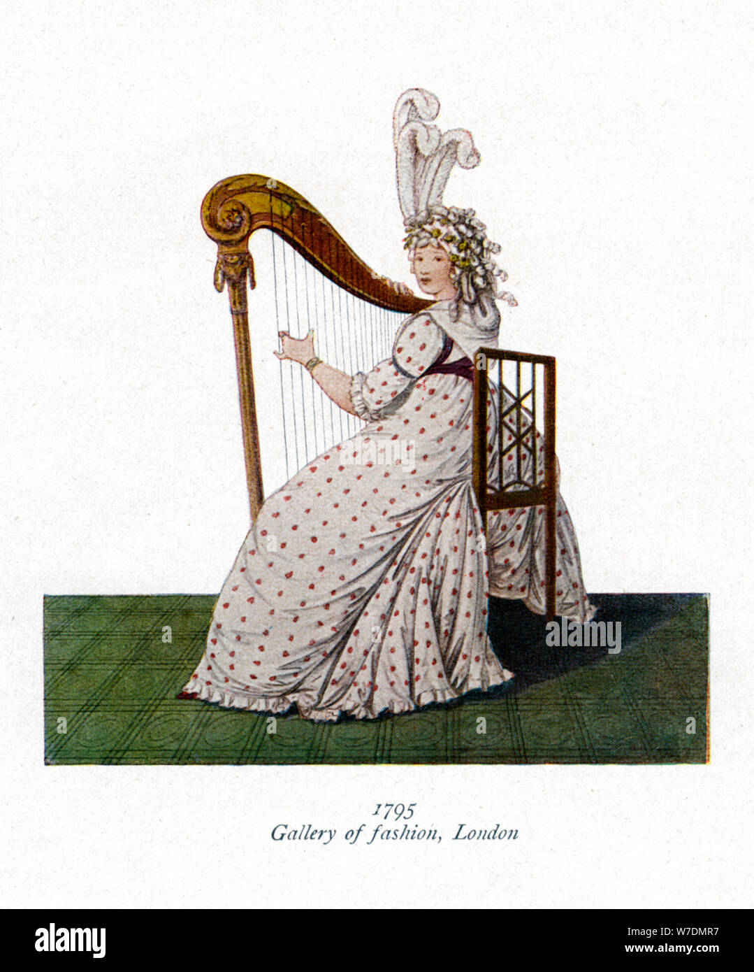 Galerie von Mode, London, 1795. Artist: Unbekannt Stockfoto