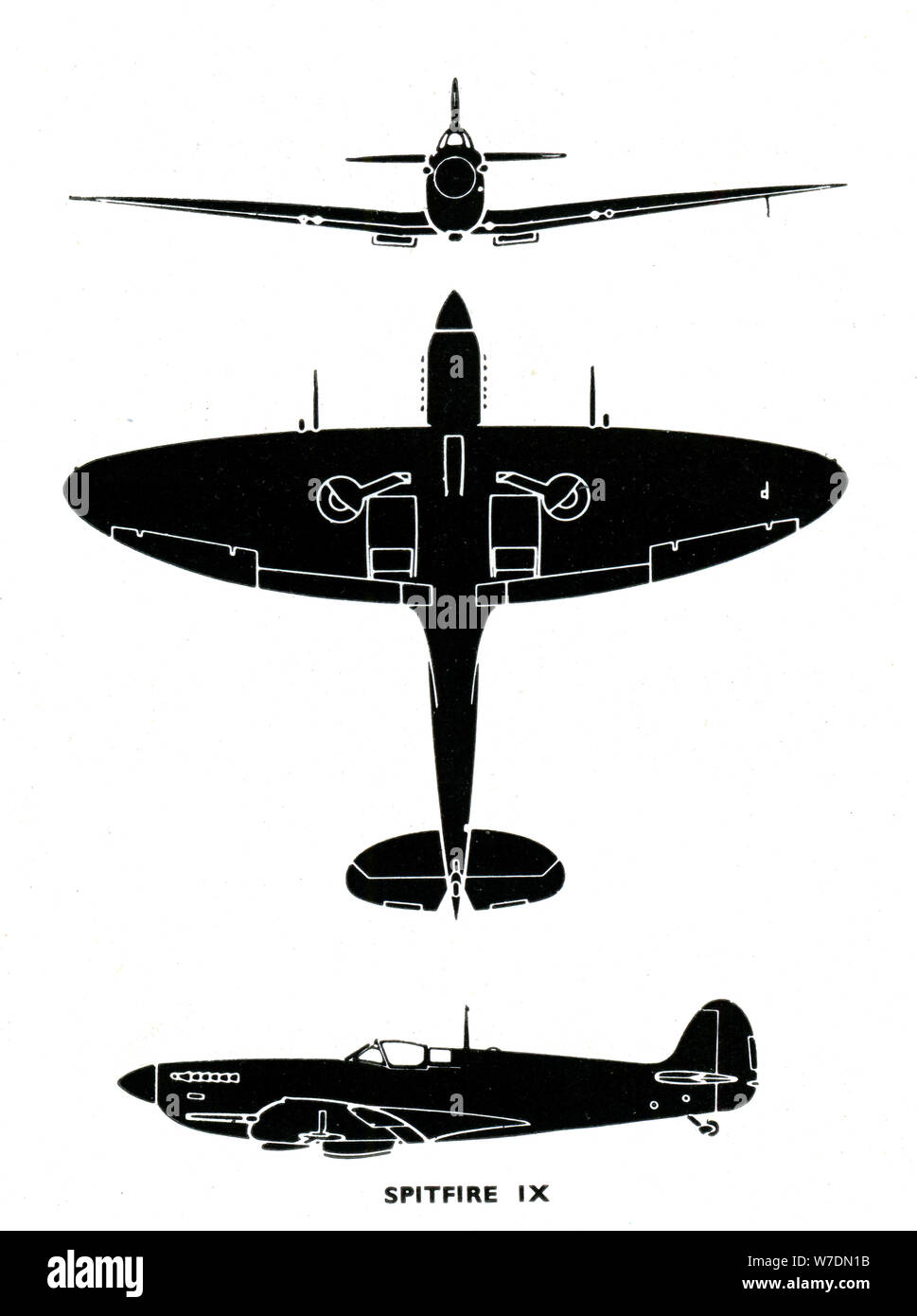 Supermarine Spitfire Mk IX, 1941. Artist: Unbekannt Stockfoto