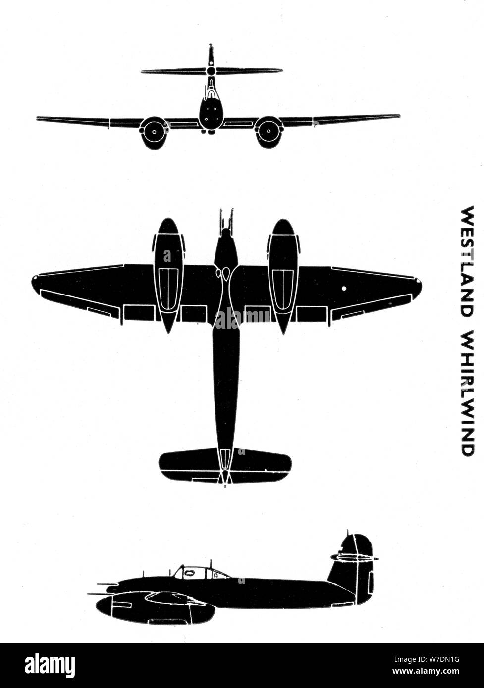 Westland Whirlwind, 1941. Artist: Unbekannt Stockfoto