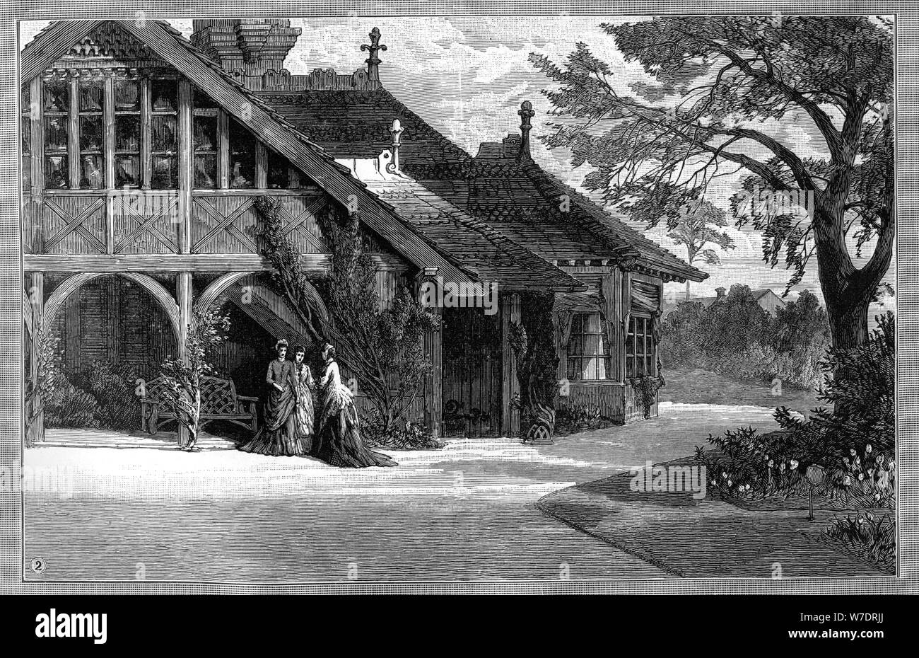 Die Molkerei, Sandringham, Norfolk, 1887. Artist: Unbekannt Stockfoto