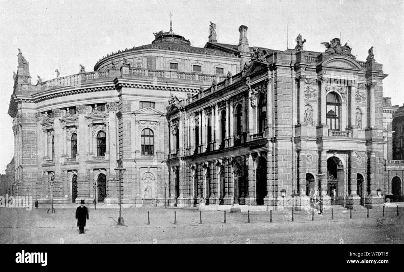 Das Hoftheater, Wien, Österreich, 1899. Artist: Unbekannt Stockfoto
