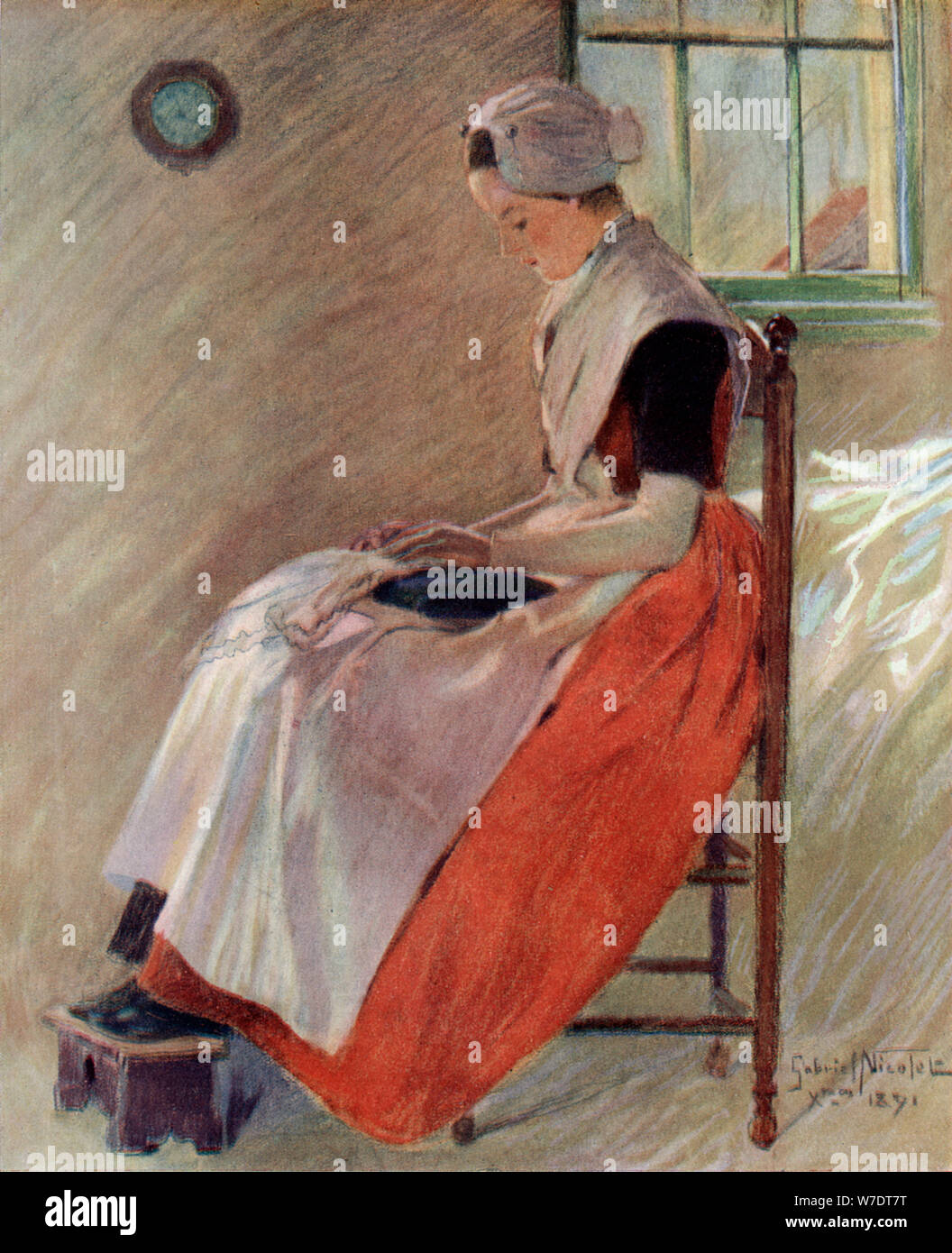 "Eine Waise von Amsterdam", 1901. Artist: Unbekannt Stockfoto