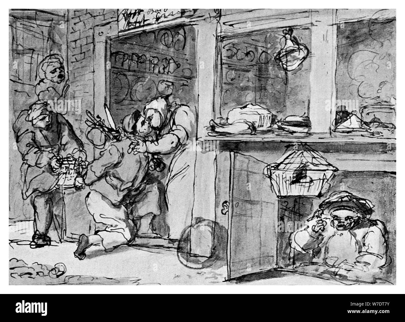 "Industrie und Müßiggang", 1901. Artist: Unbekannt Stockfoto
