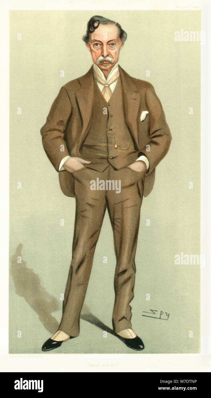"Künstler und R A', William Quiller Orchardson, schottische Künstler, 1898. Schöpfer: Sir Leslie Matthew Ward. Stockfoto