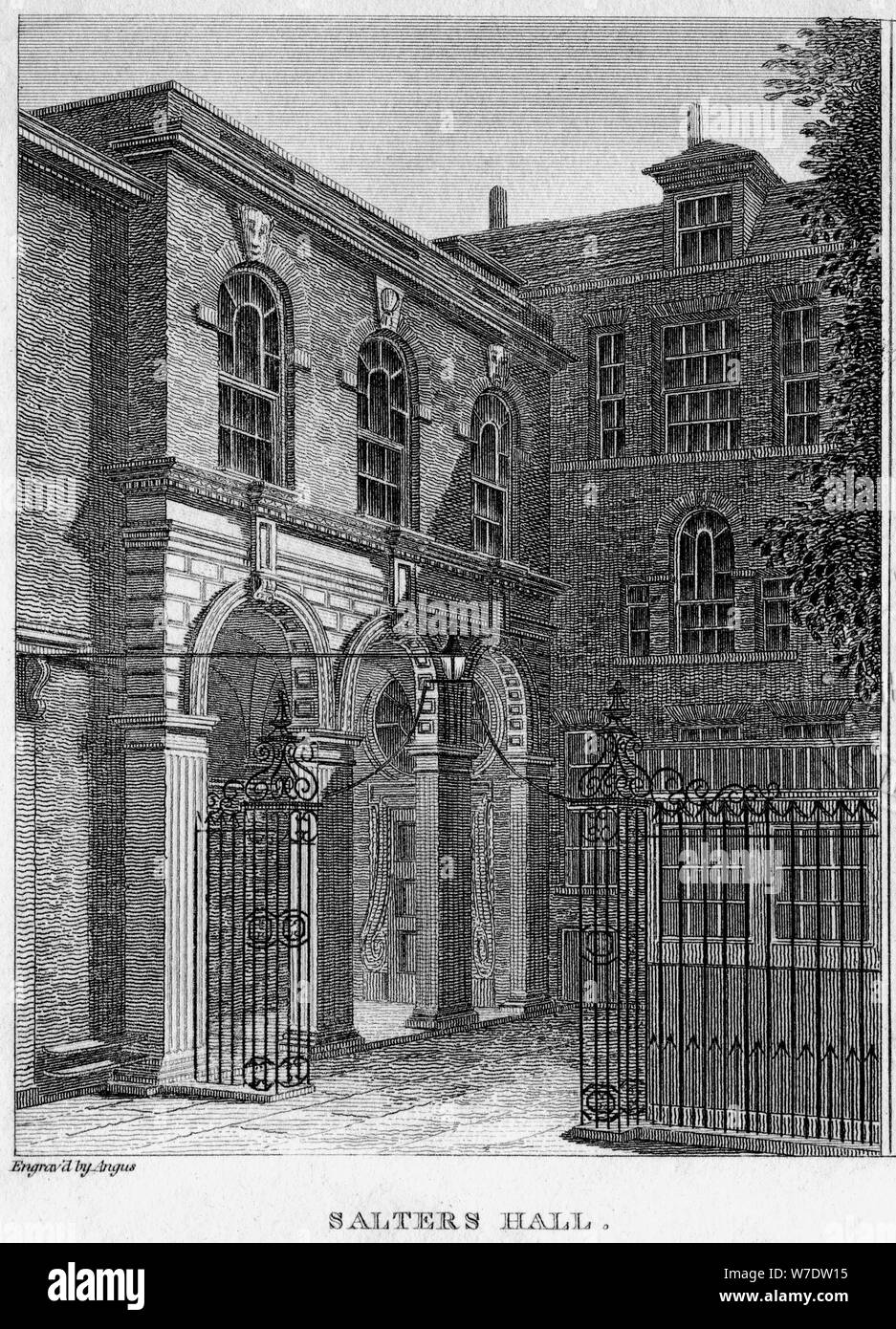 Salters' Hall, London, 1811. Artist: W Angus Stockfoto