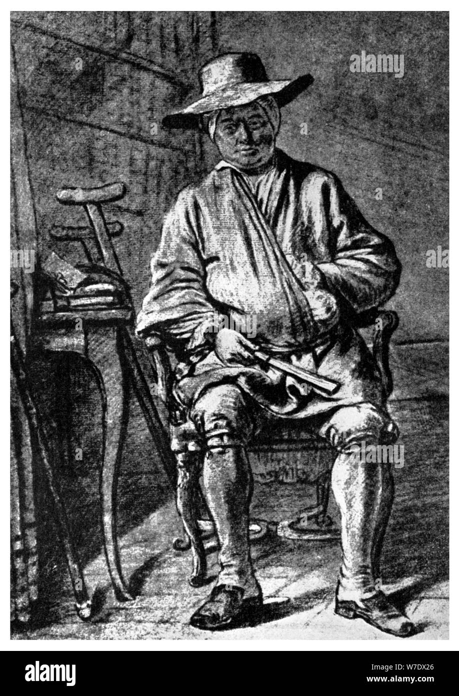 Jean-Simeon Chardin, französischer Künstler, 18. Jahrhundert (1956). Artist: Unbekannt Stockfoto