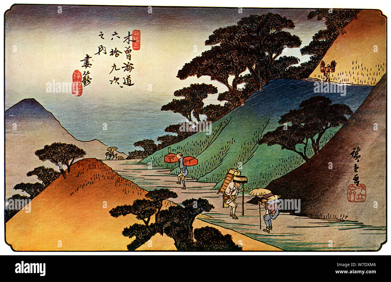 'Tsumagome', 1830 S (1925). Artist: Unbekannt Stockfoto