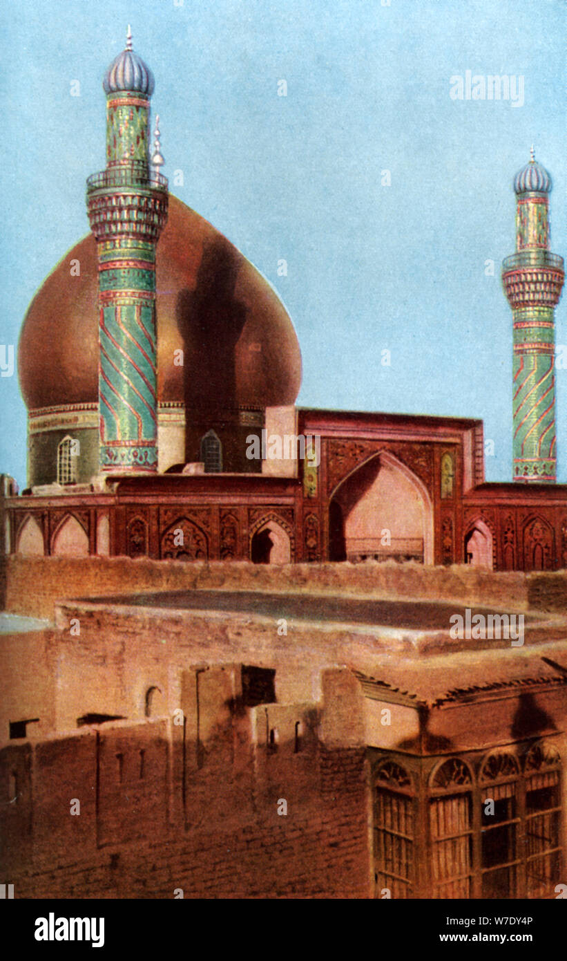 Die al-Askari Moschee in Samarra, Irak, c 1930. Artist: Unbekannt Stockfoto
