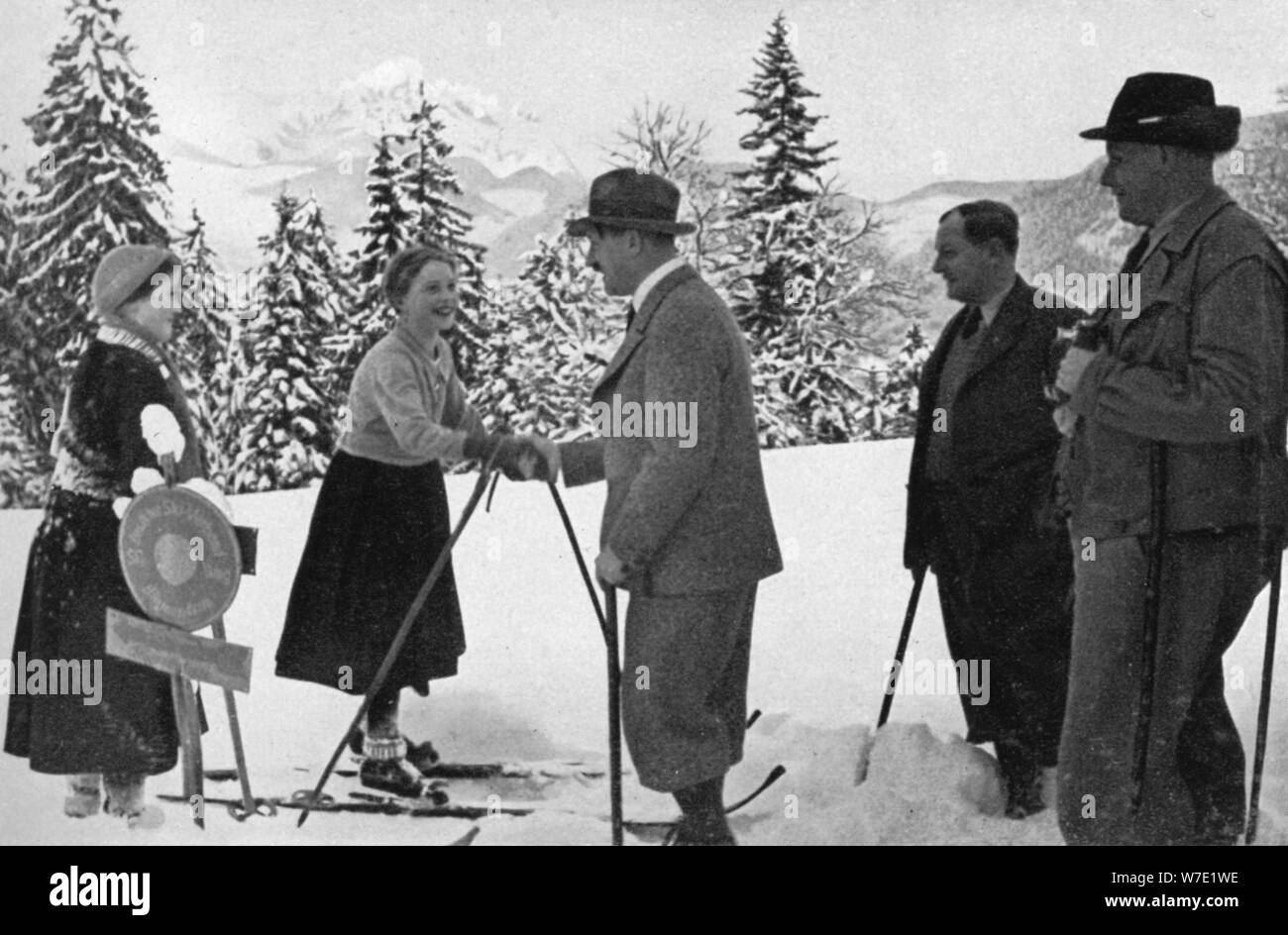 Sitzung am Obersalzberg, Bayern, Deutschland, 1936. Artist: Unbekannt Stockfoto