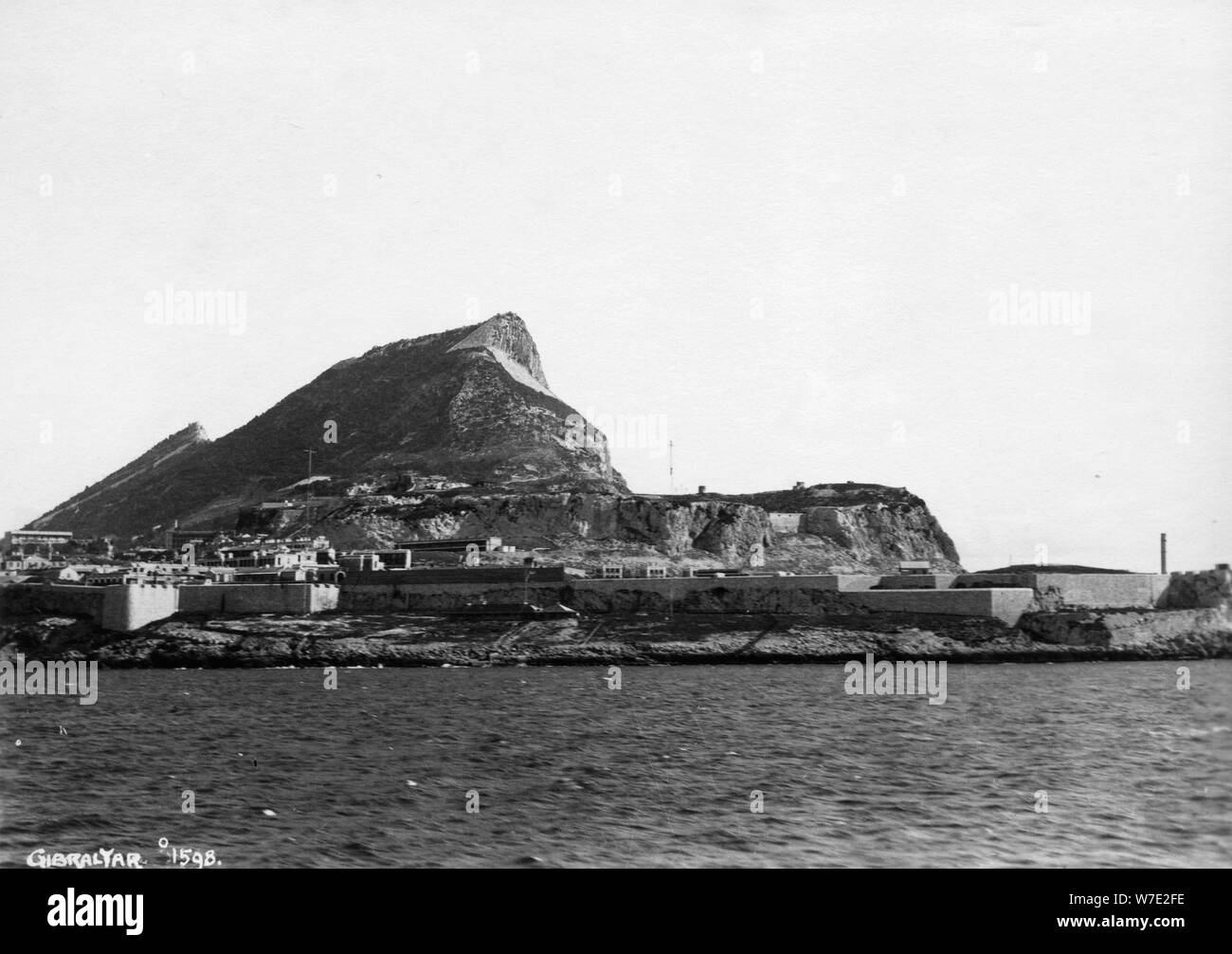 Felsen von Gibraltar, c 1920 s-c 1930s (?). Artist: Unbekannt Stockfoto