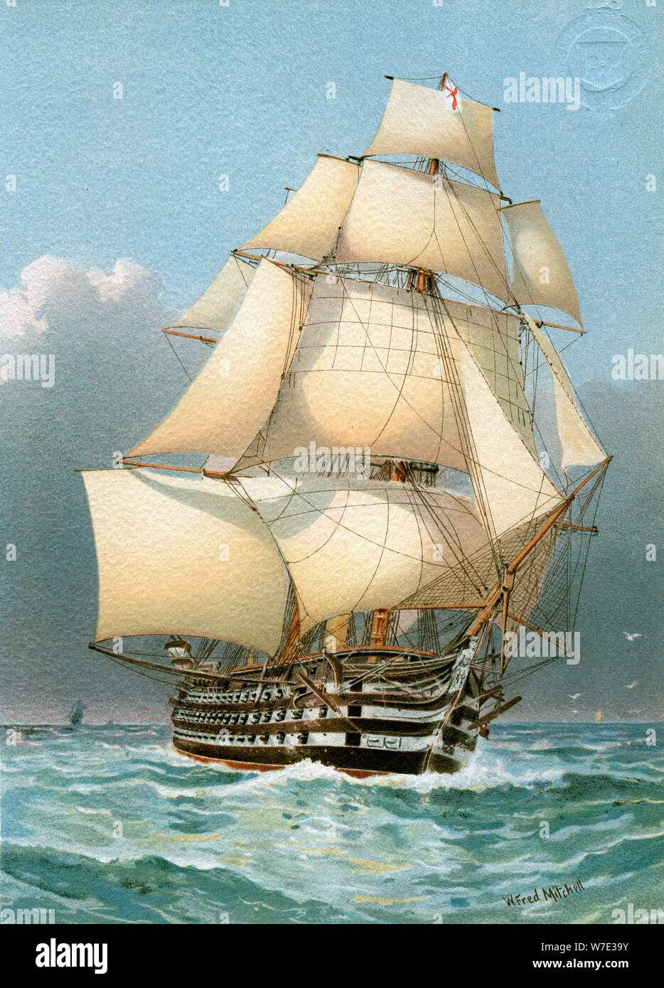 HMS 'Victoria', Royal Navy 121 Pistole Kriegsschiff, c 1859 (c 1890 c