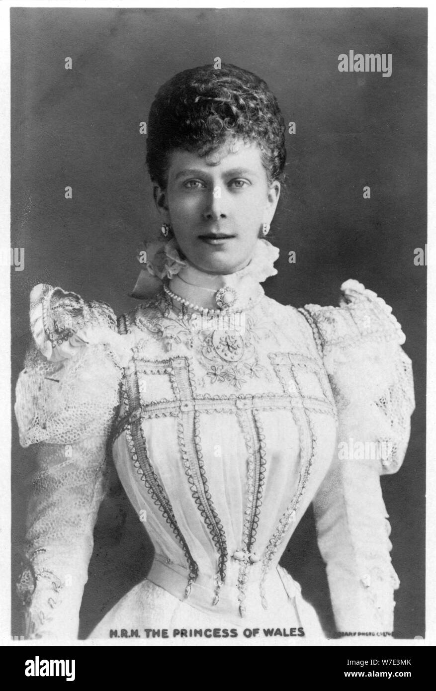 Die Prinzessin von Wales, c 1901 - c 1910. Artist: Unbekannt Stockfoto