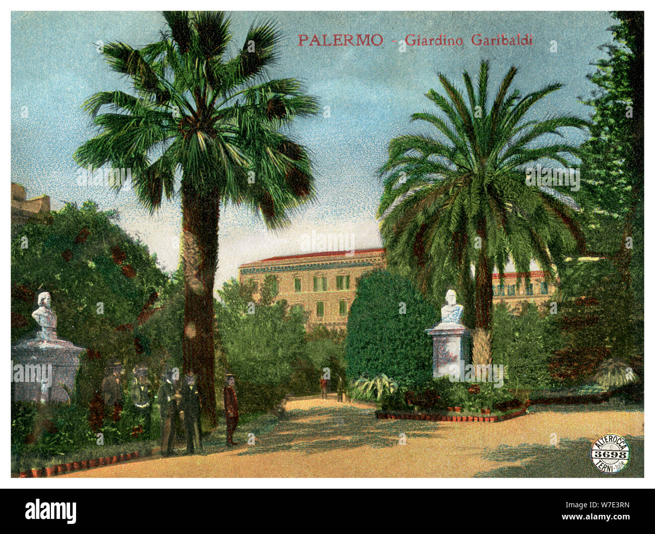 Garibaldi Garten, Palermo, Sizilien, Italien, Anfang des 20. Jahrhunderts (?). Artist: Unbekannt Stockfoto