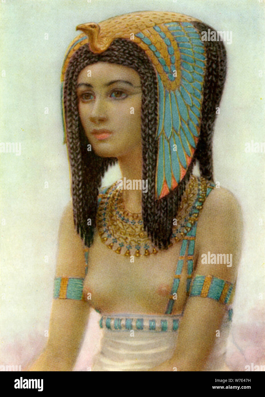 Tetisheri, alten ägyptischen Königin der 17. Dynastie, 16. Jahrhundert v. Chr. (1926). Artist: Winifred Mabel Brunton Stockfoto
