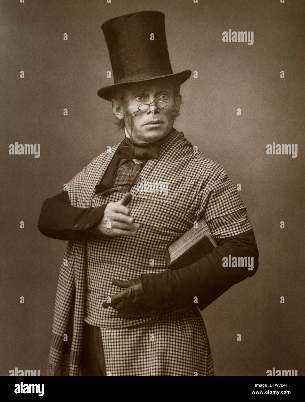 Der britische Schauspieler Felix Morris in einem Wandel, 1886. Artist: Barraud Stockfoto